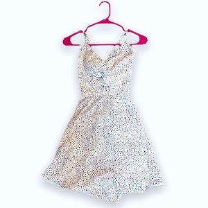 SHEIN black and white spotted dress